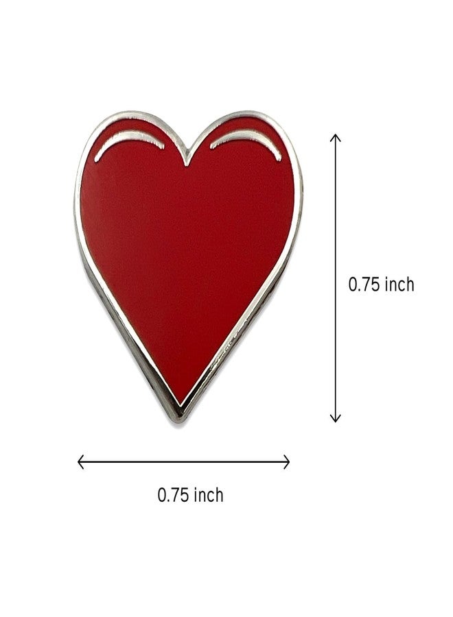 PinMaze Heart Enamel Lapel Pin - Friend Love Cute Brooch Badge - Image 2